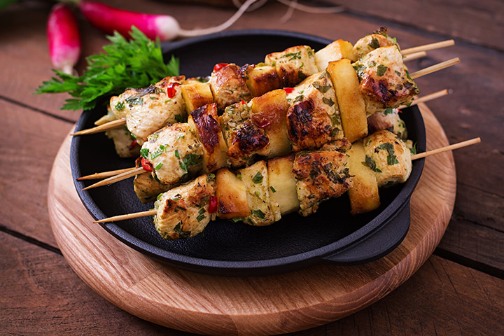 Chicken skewers low carb recipes for kids