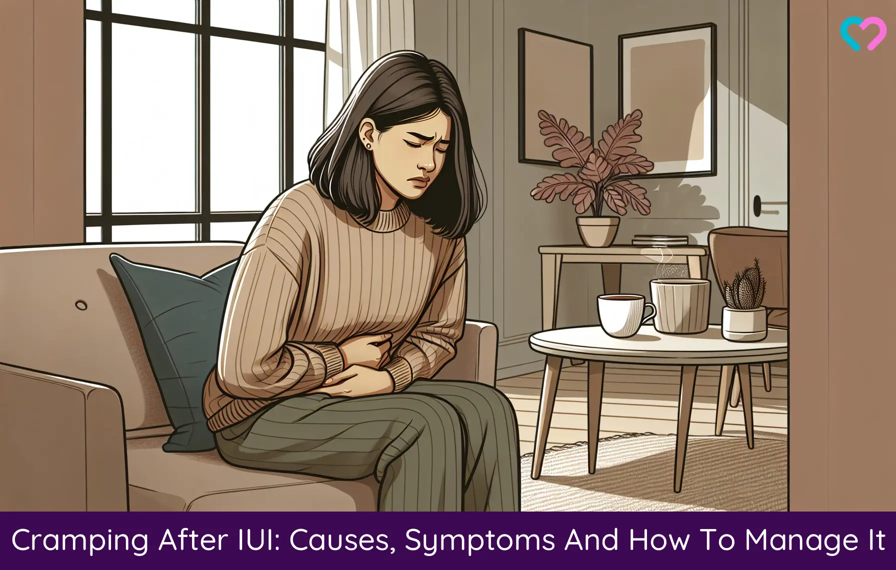 Cramping After IUI: Causes, Symptoms And How To Manage It_illustration