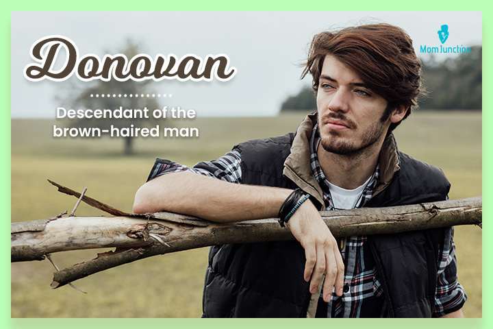 Donovan, the descendant of a brown-haired man