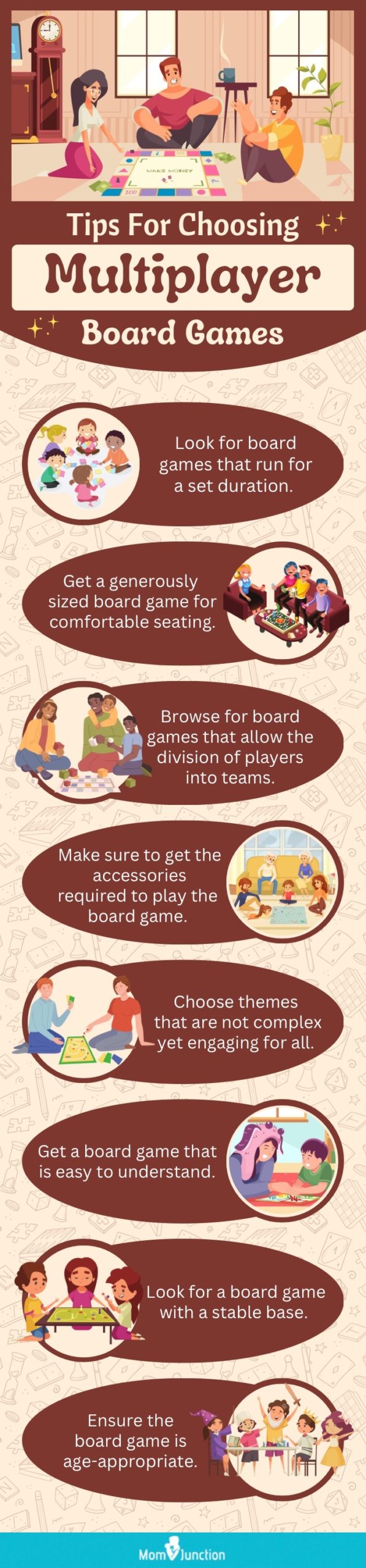 Tips For Choosing Multiplayer Board Games (Infographic)