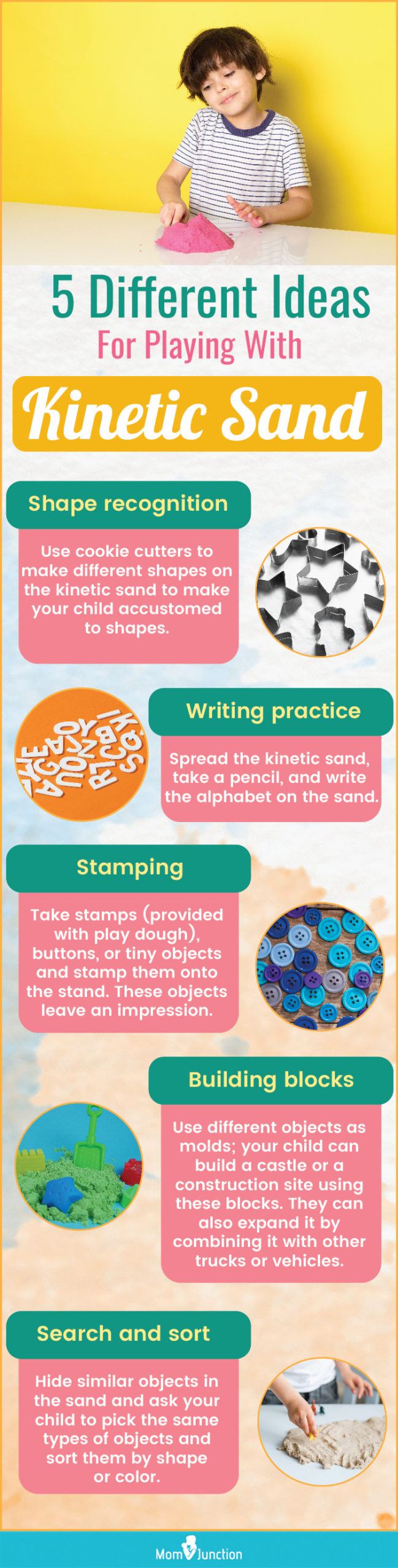 5 Different Ideas For Playing With Kinetic Sand (Infographic)
