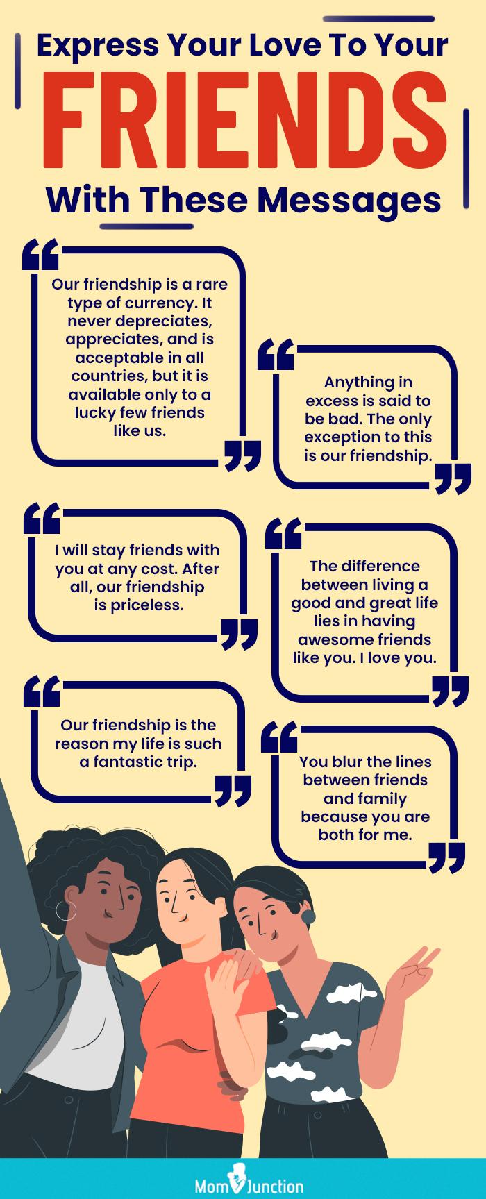 awesome quotes on friendship and love