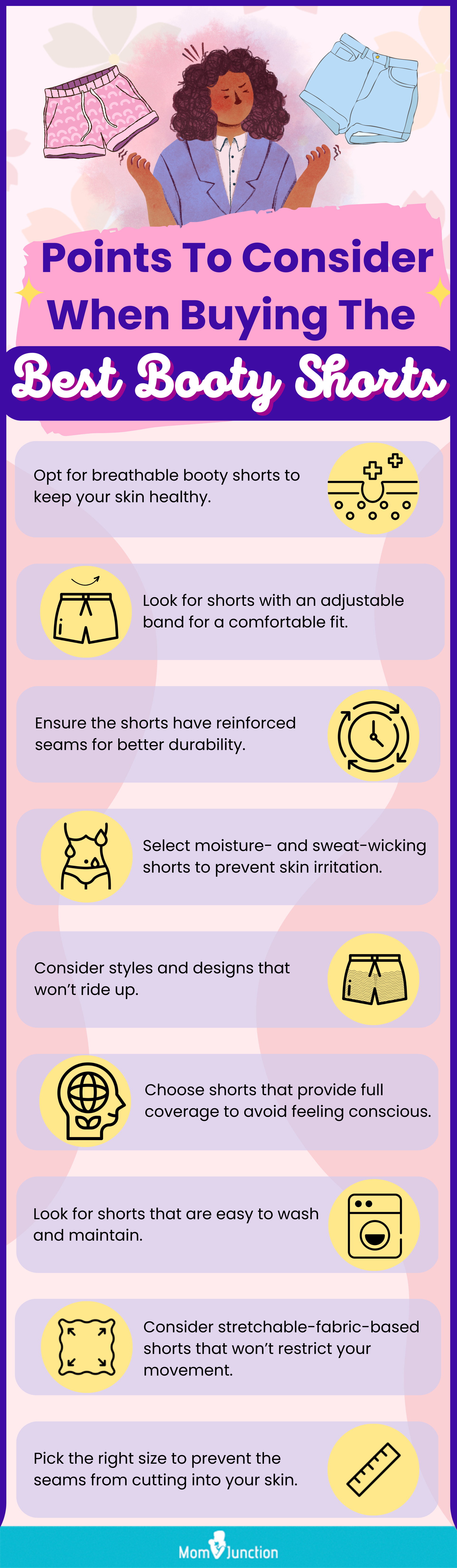 Points To Consider When Buying The Best Booty Shorts (infographic)