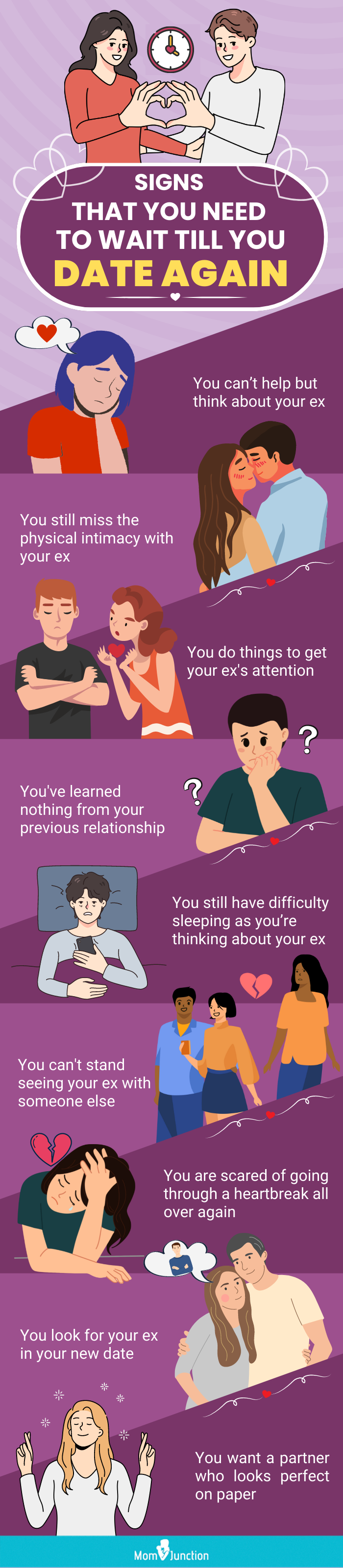 signs that you need to wait till you date again [infographic]