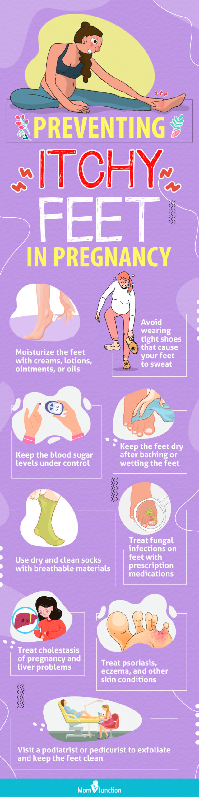 prevention of itchy feet in pregnancy [infographic]