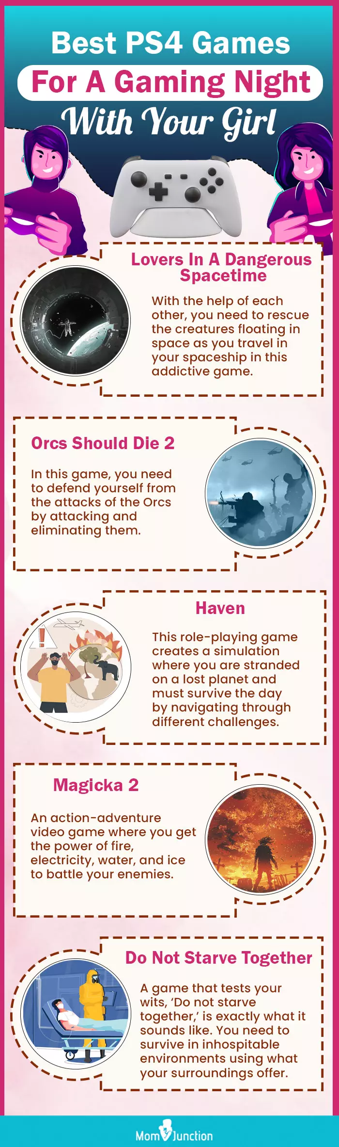 ps4 games with your girlfriend (infographic)
