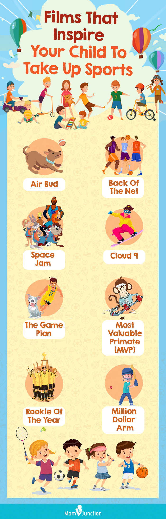 films that inspire your child to take up sports (infographic)