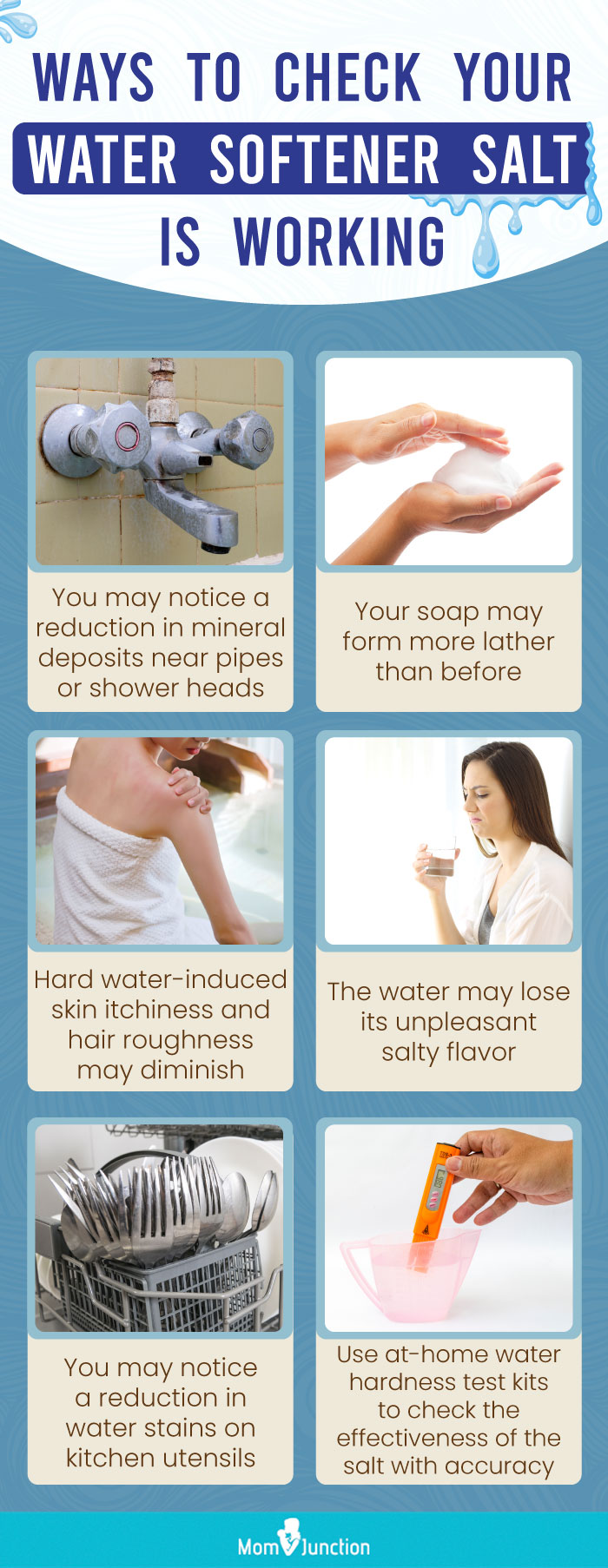 Ways To Check Your Water Softener Salt Is Working (infographic)