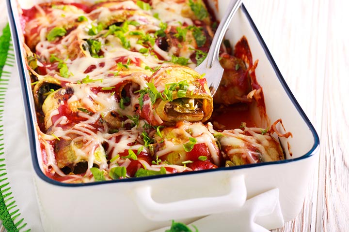 Lasagna rolls hot lunch ideas for kids