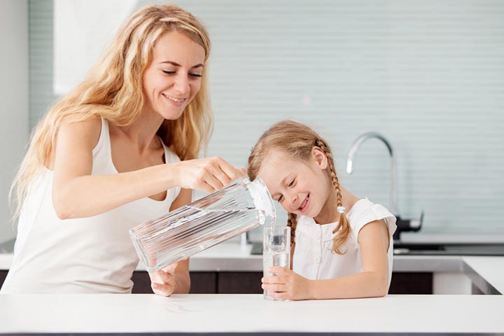 Give your child adequate water to prevent discomfort