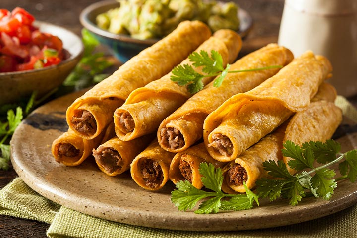 Meatball taquitos hot lunch ideas for kids