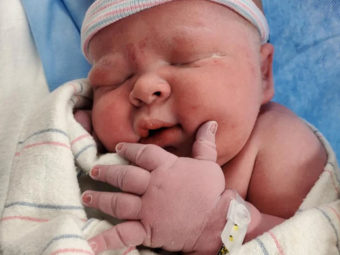 14-Pound Baby Boy Was A 'Celebrity' At The Hospital After He Arrived 2 Weeks Early