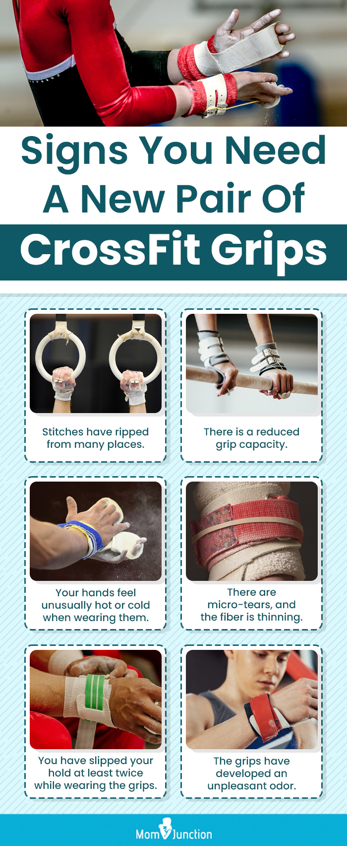 Signs You Need A New Pair Of CrossFit Grips (infographic)