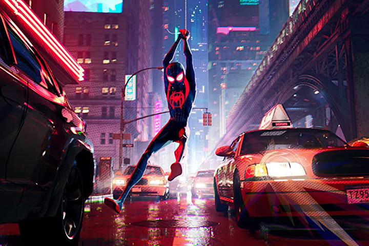 Spider-Man into the Spider-Verse superhero movie for kids