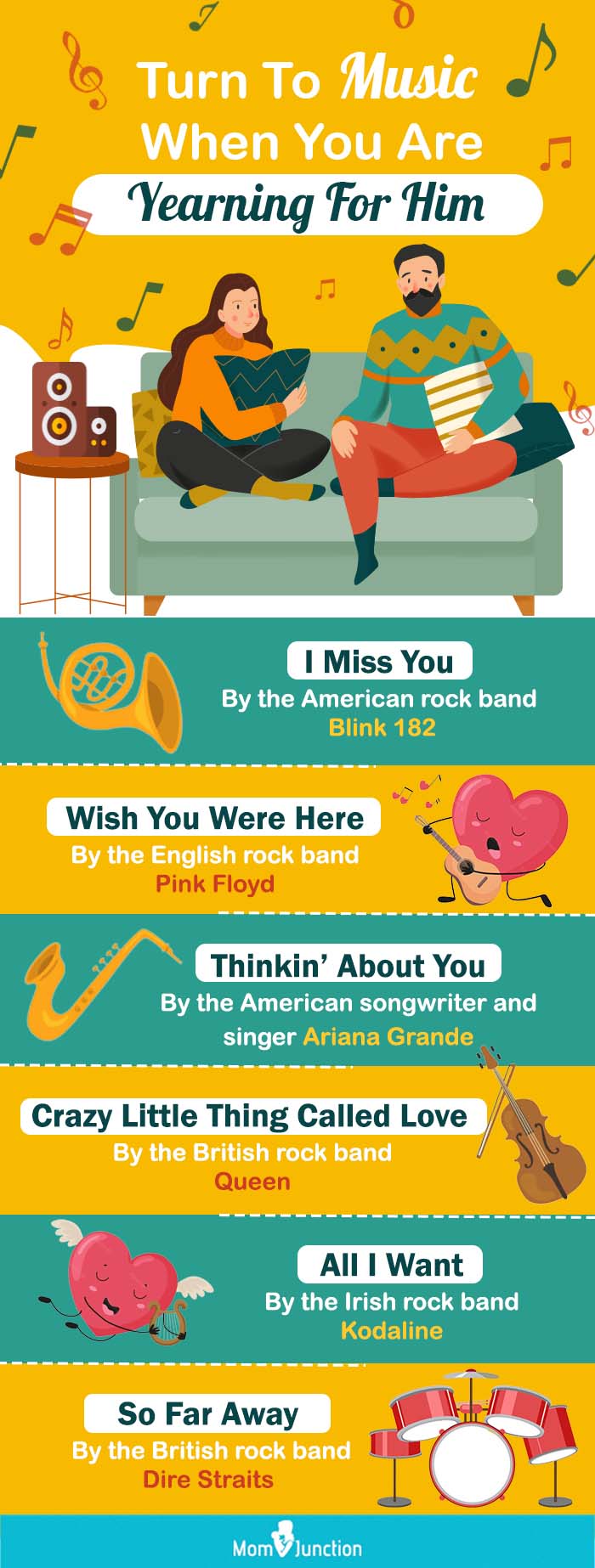 i miss you songs for him [infographic]
