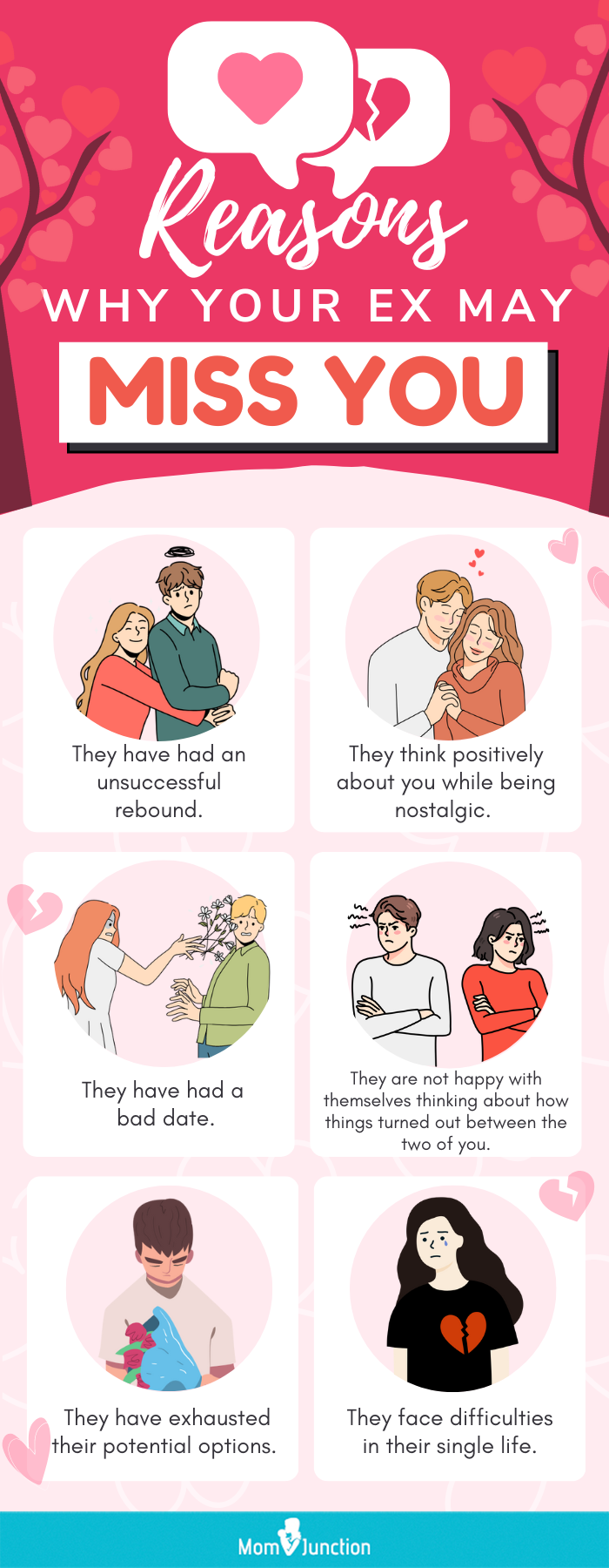 reasons why your ex may miss you (infographic)