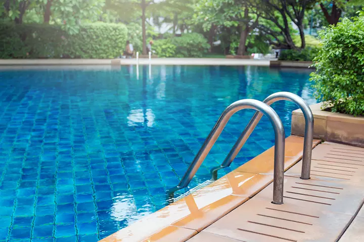 Untreated swimming pool water might contain E.coli