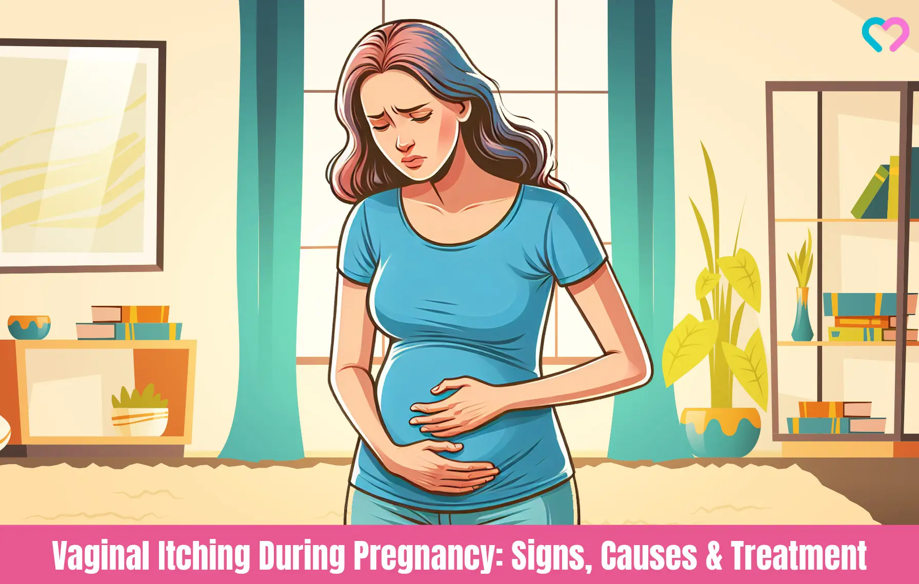 Vaginal Itching During Pregnancy: Signs, Causes & Treatment_illustration