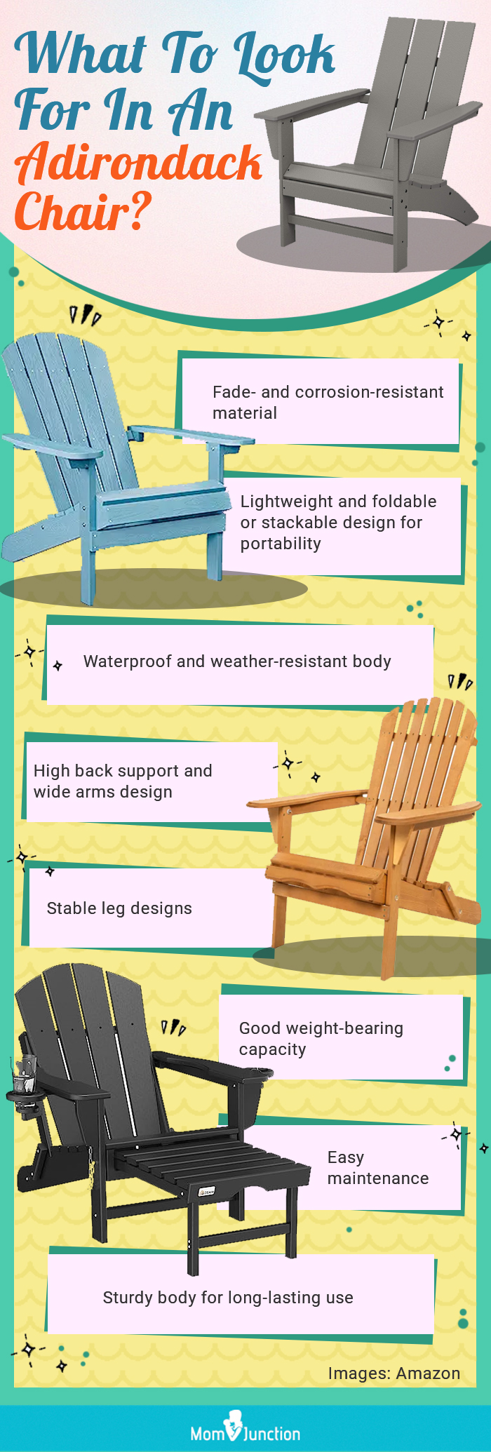 What To Look For In An Adirondack Chair (infographic)