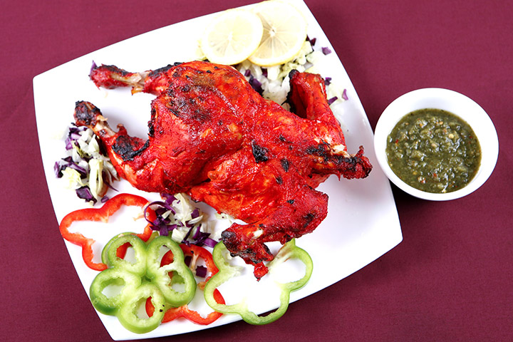 Whole tandoori chicken