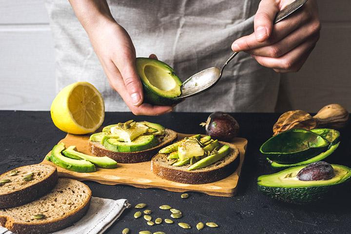 Avocado healthy food for kids