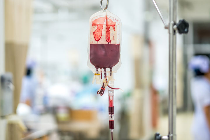 Blood transfusions can treat anemia in children