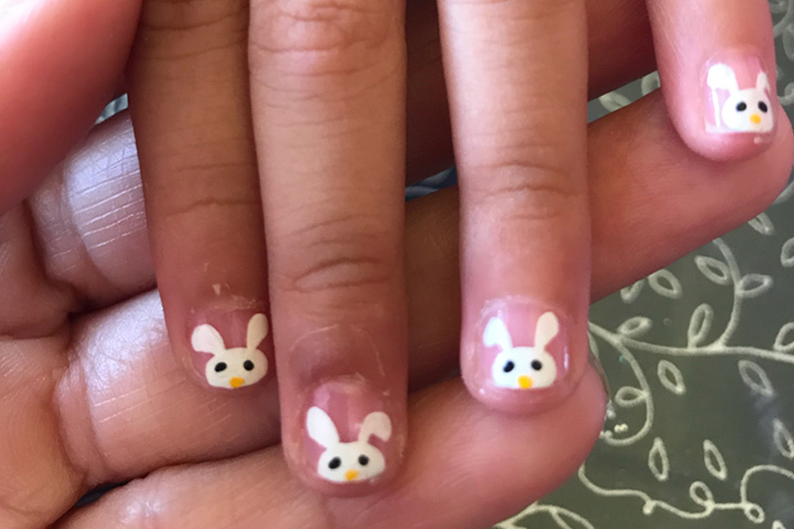 Bunny nail art