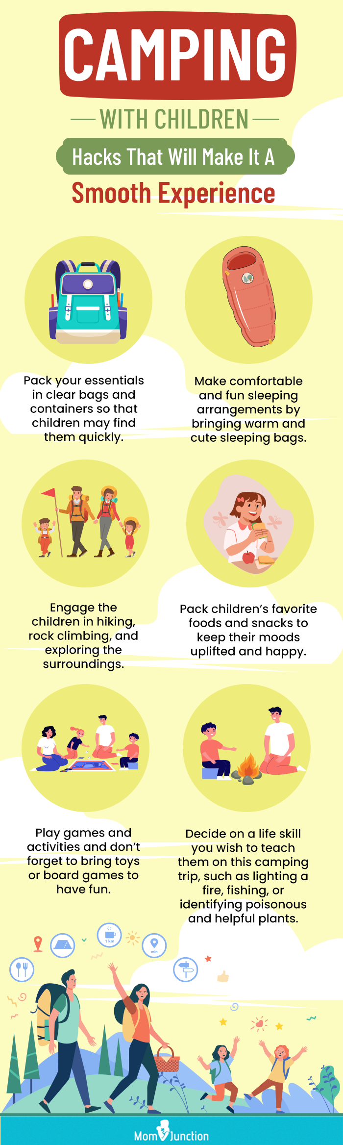 camping with childen hacks that will make a smooth experience [infographic]