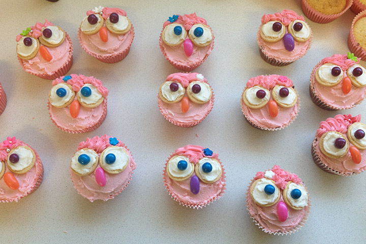Cute owl cupcakes baby shower cupcake ideas