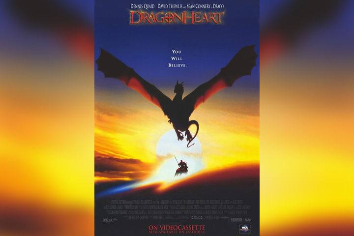 Dragonheart, dragon movies for kids to watch