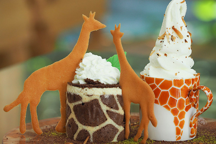 Giraffe cupcake