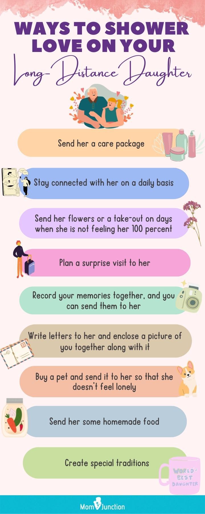 ways to shower your love on daughter (infographic)