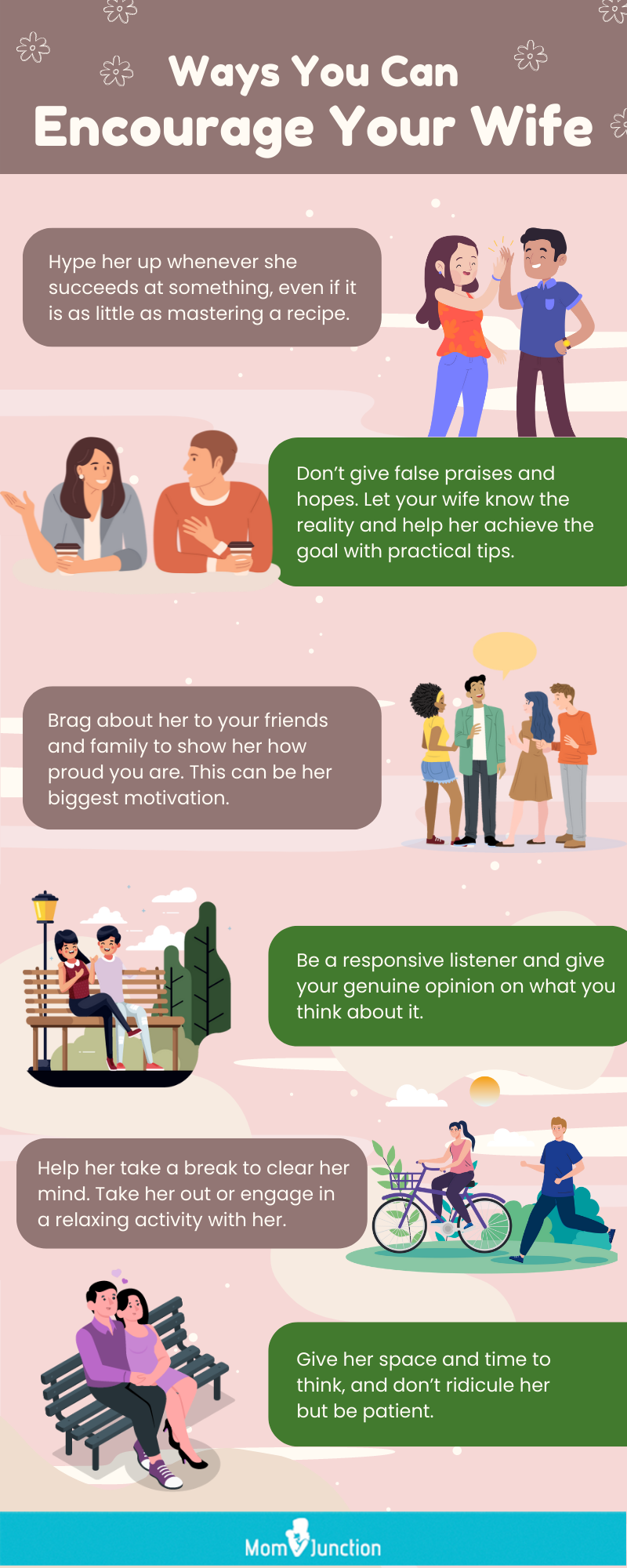 ways you can encourage your wife (infographic)