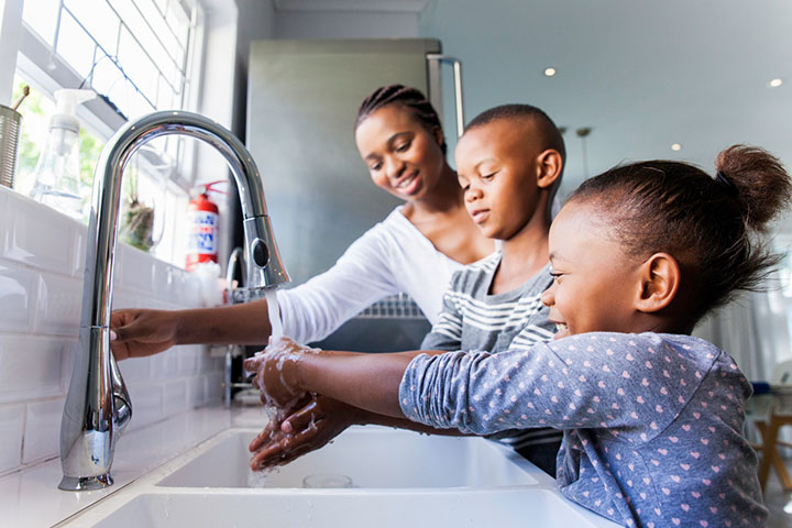 Instruct children to maintain personal hygiene