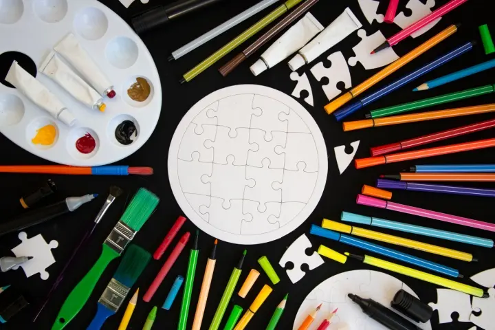 Jigsaw Puzzle, Art activities for toddlers and preschoolers