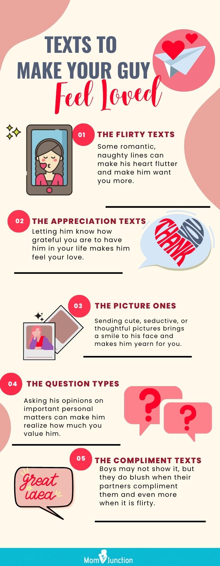texts to make your guy feel loved (infographic)