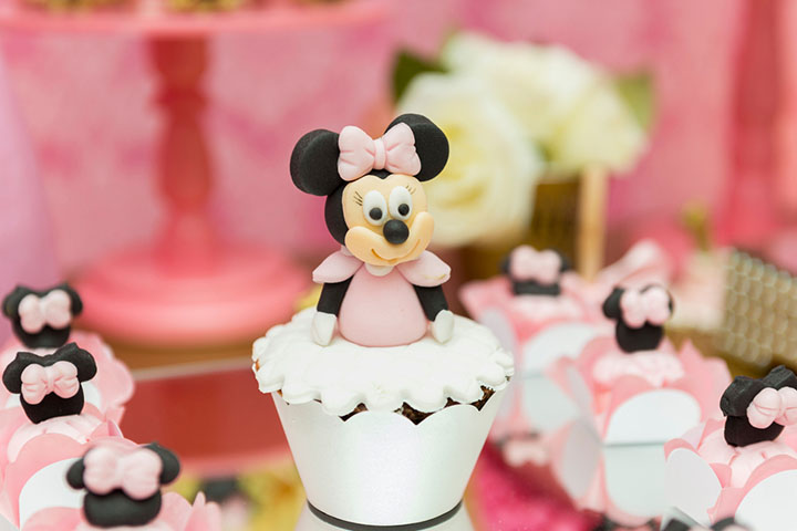 Minnie Mouse cupcake
