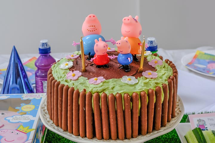 Peppa Pig Smash Cake Ideas For 1st Birthday
