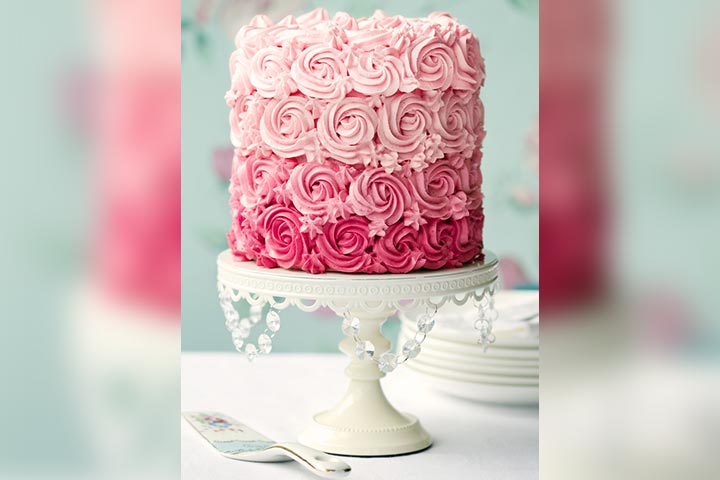 Pink And Cyan 1st Birthday Cake Smash Ideas