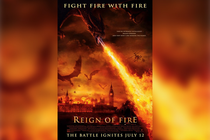 Reign of fire, dragon movies for kids to watch