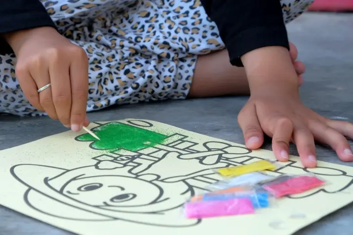 Sand Art, Art activities for toddlers and preschoolers