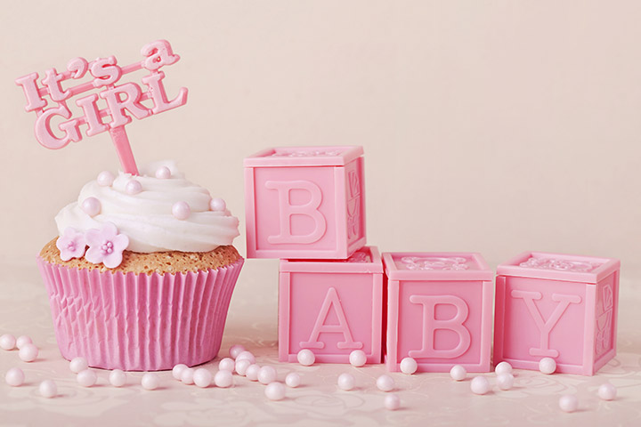 Simple it's a girl cupcake baby shower cupcake ideas