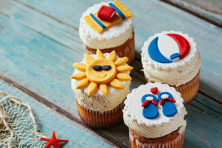 Summer cupcake