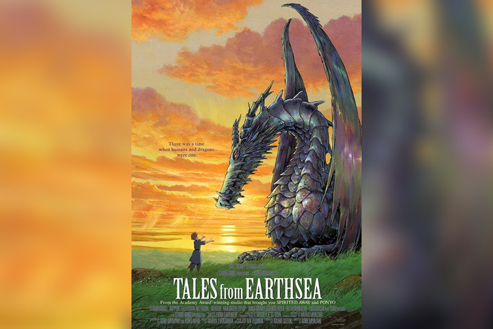 Tales from earthsea, dragon movies for kids to watch