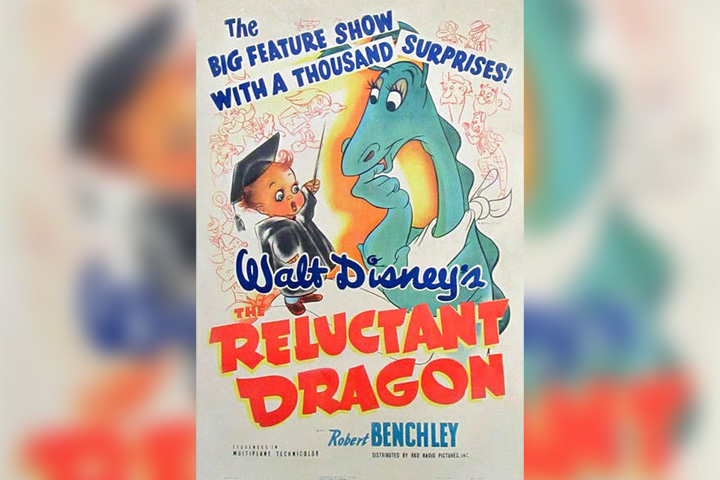The reluctant dragon, dragon movies for kids to watch