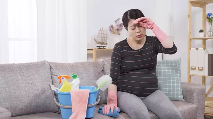 Using Harsh Chemicals To Clean The House