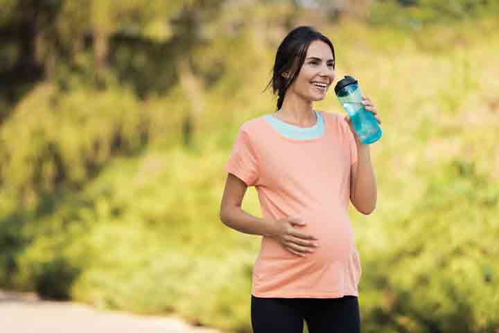 Walking is a good exercise for pregnant woman