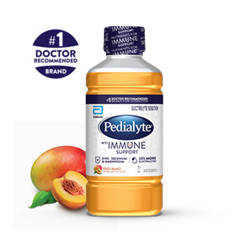 Pedialyte With Immune Support – Peach Mango