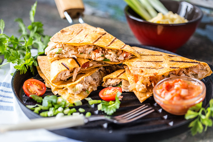 Baked chicken quesadilla recipes for kids