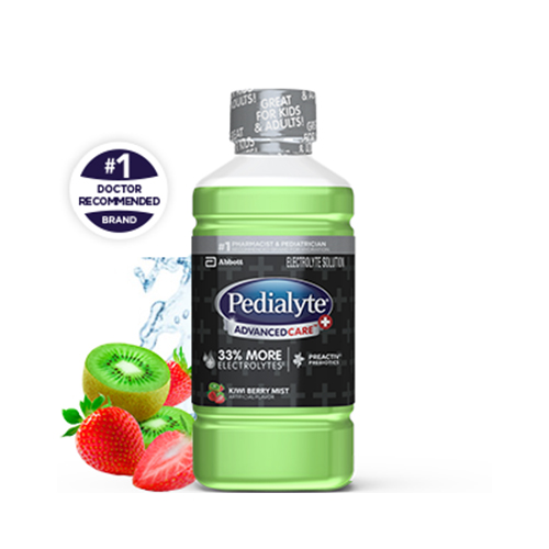 Pedialyte AdvancedCare Plus Electrolyte Drink – Kiwi Berry Mist